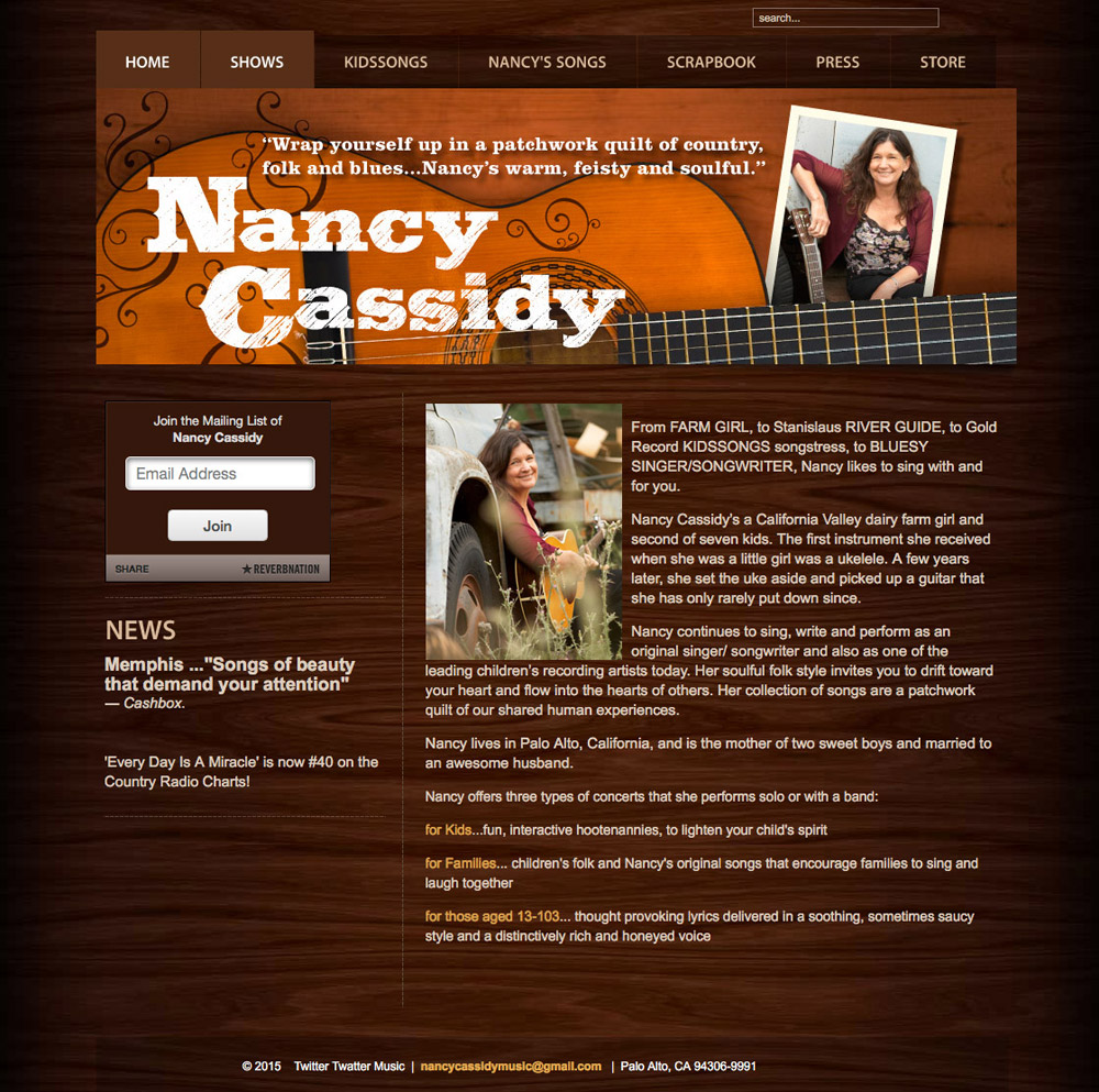 Nancy Cassidy Music